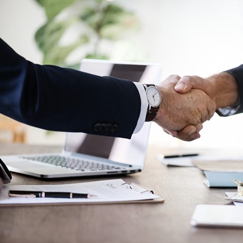 business people - handshake