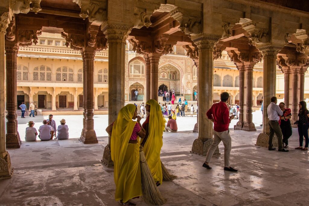 The Amber Fort in Jaipur, India