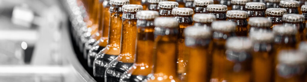 alcohol fulfilment operations at a beer bottling facility